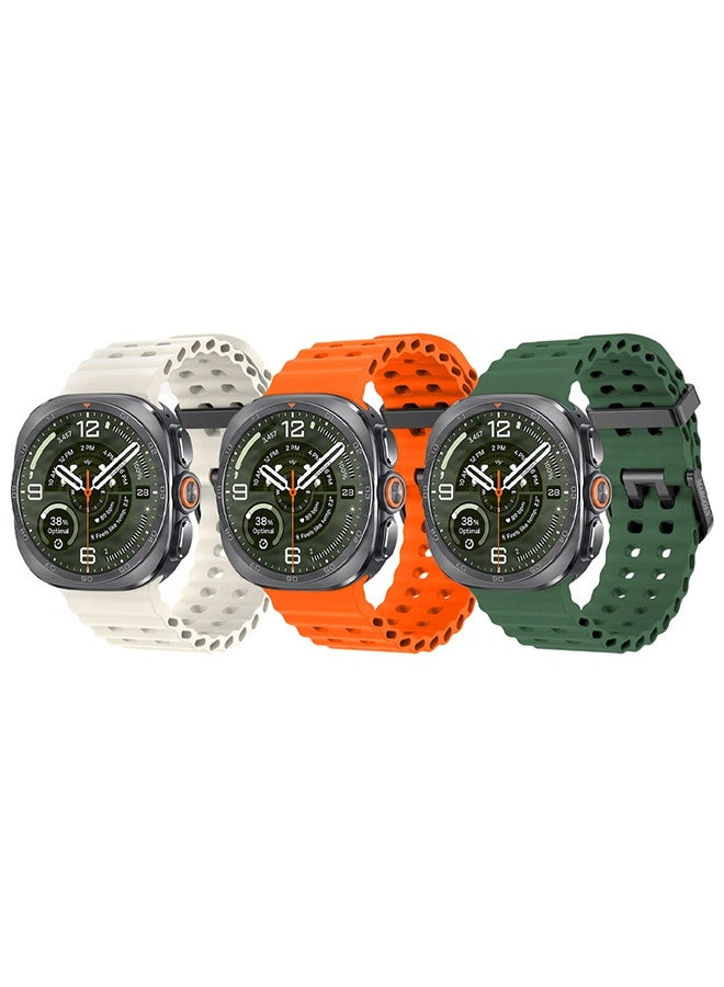 3 PACK Silicone Sport Band Compatible with Samsung…