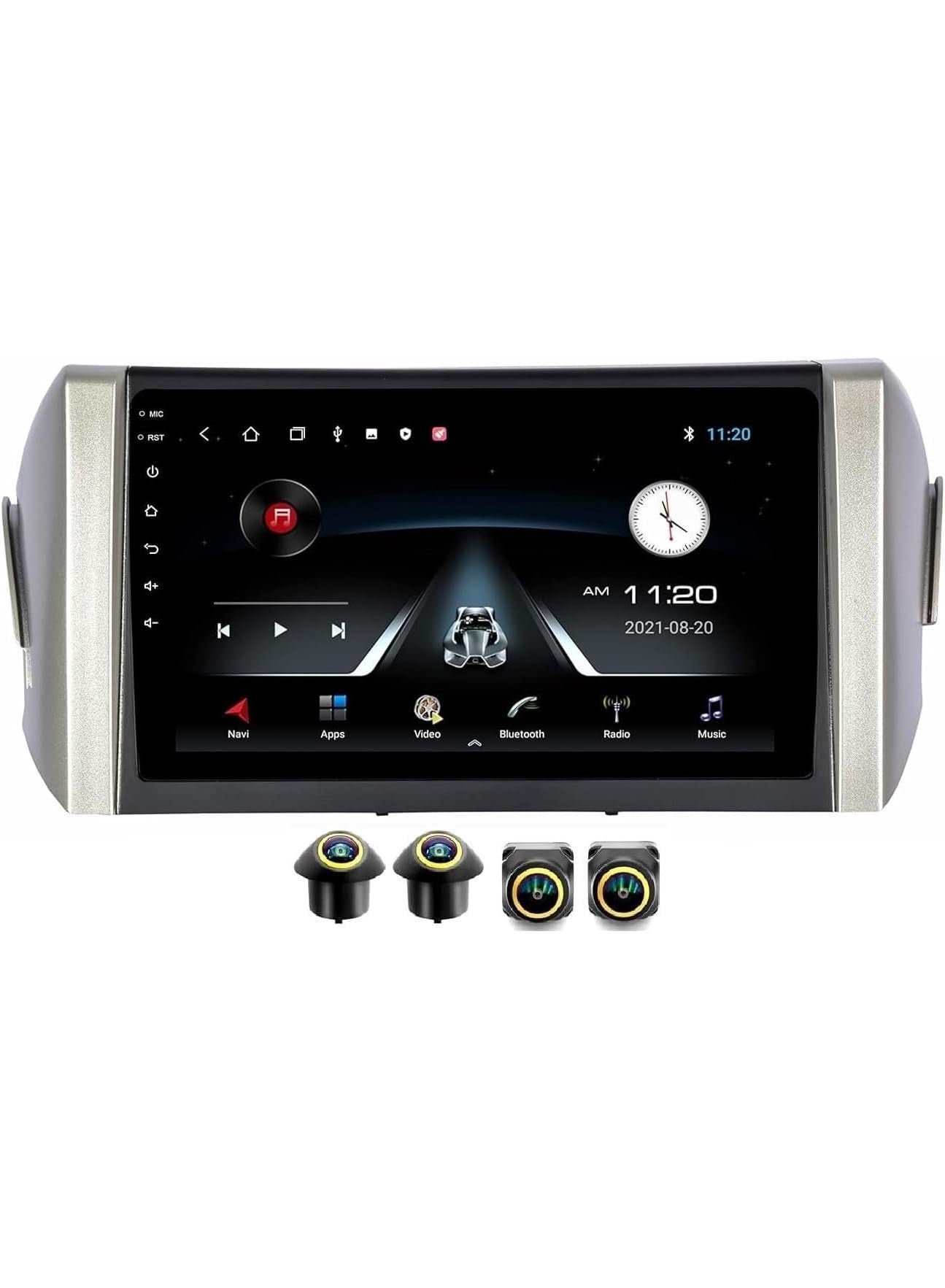 Compare Android Car Stereo for Toyota Innova 20152022 4GB RAM 64GB ROM Support Carplay, MLink WiFi BT, Radio GPS, 9 Inch IPS.QLED, Screen with 360D Camera Included at KSA Price
