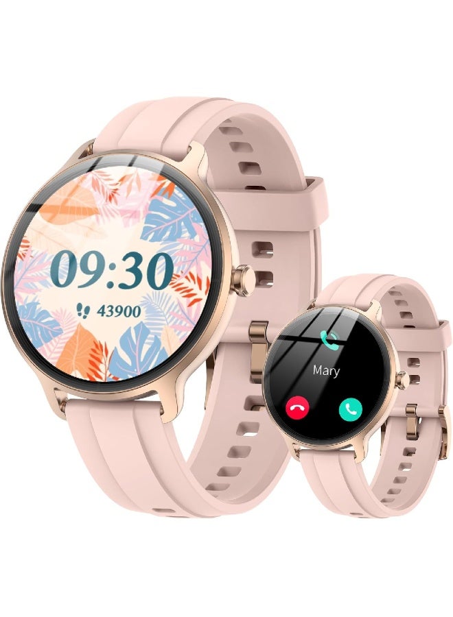 Compare Smart Watch for Men WomenAnswerMake Calls, Smartwatch Builtin AI Voice, 1.27 HD Fitness Tracker with Heart RateSleepStepSpO2 Monitor, 100+ Sports Modes, IP68 Waterproof Watch for Android iOS at KSA Price
