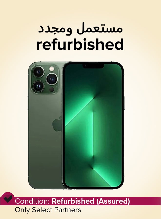 Compare Refurbished  iPhone 13 Pro 128GB Alpine Green 5G With Facetime  International Version at KSA Price
