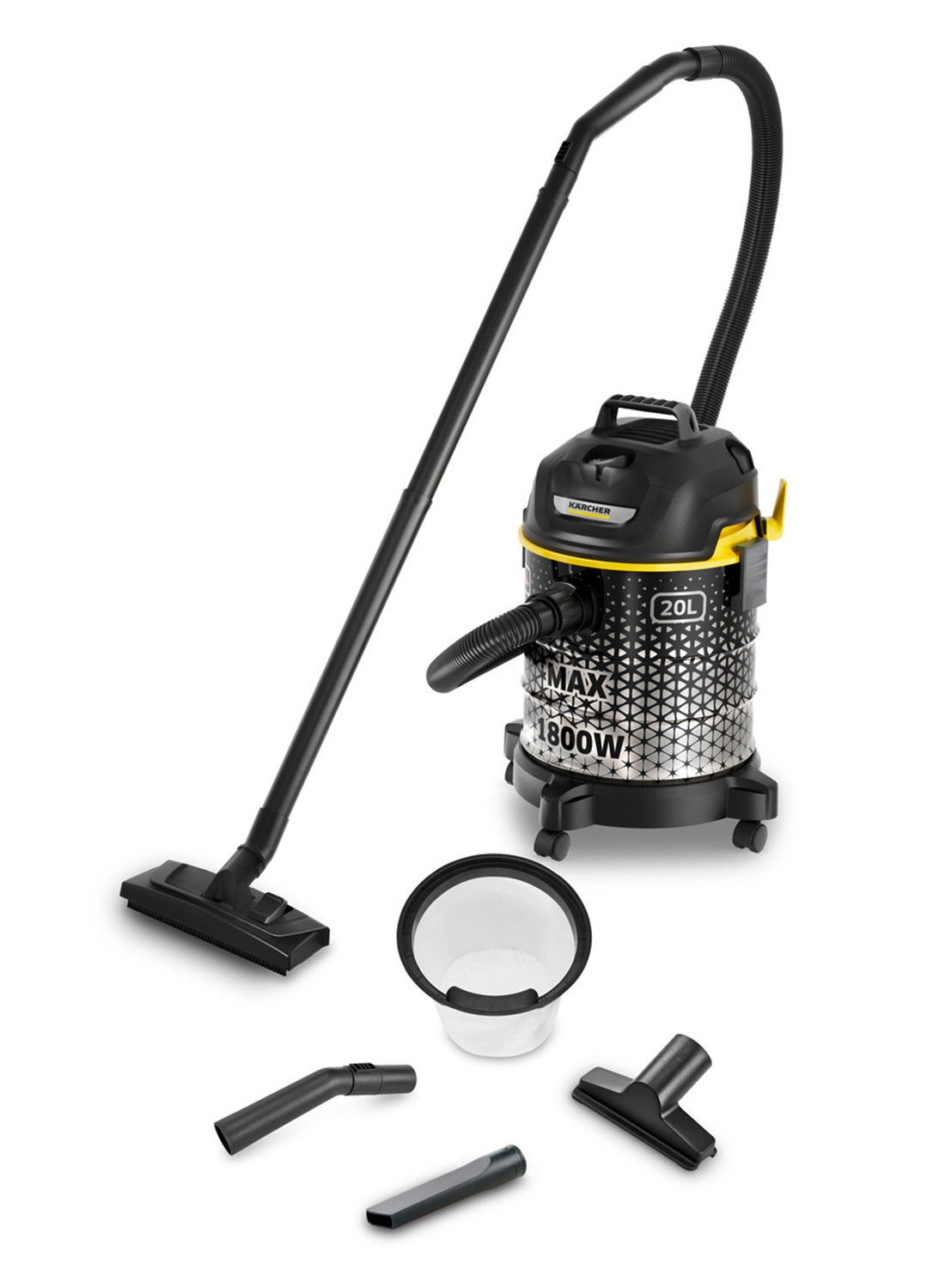 DVAC 1800 Bagless Canister Vacuum Cleaner, 1800W,…
