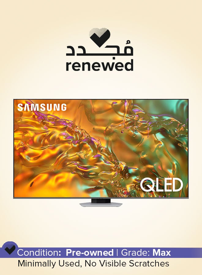Compare Renewed  65Inch Smart QLED TV 4K 120Hz 65Q80D Black at KSA Price