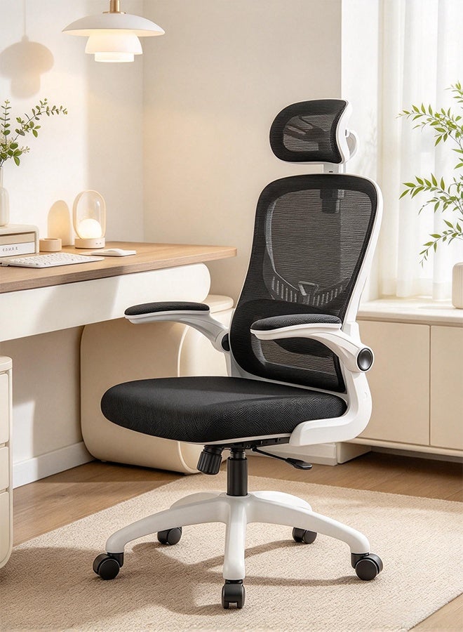 Ergonomic Office Chair with Headrest, Height Adjustable…