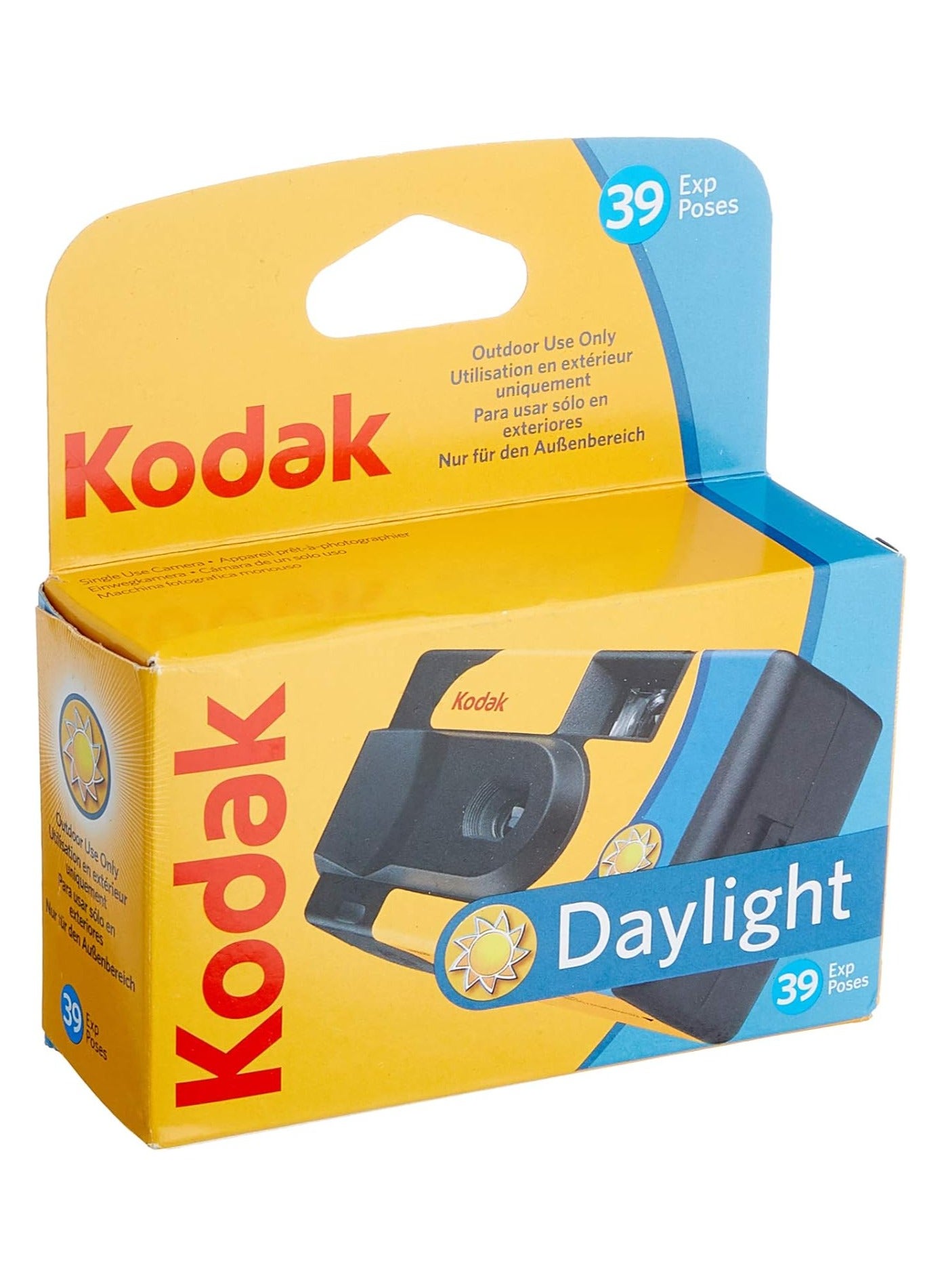 Compare Kodak FunSaver OneTime Use Disposable Camera – 800 ISO, 39 Exposures, Daylight – YellowBlue at KSA Price