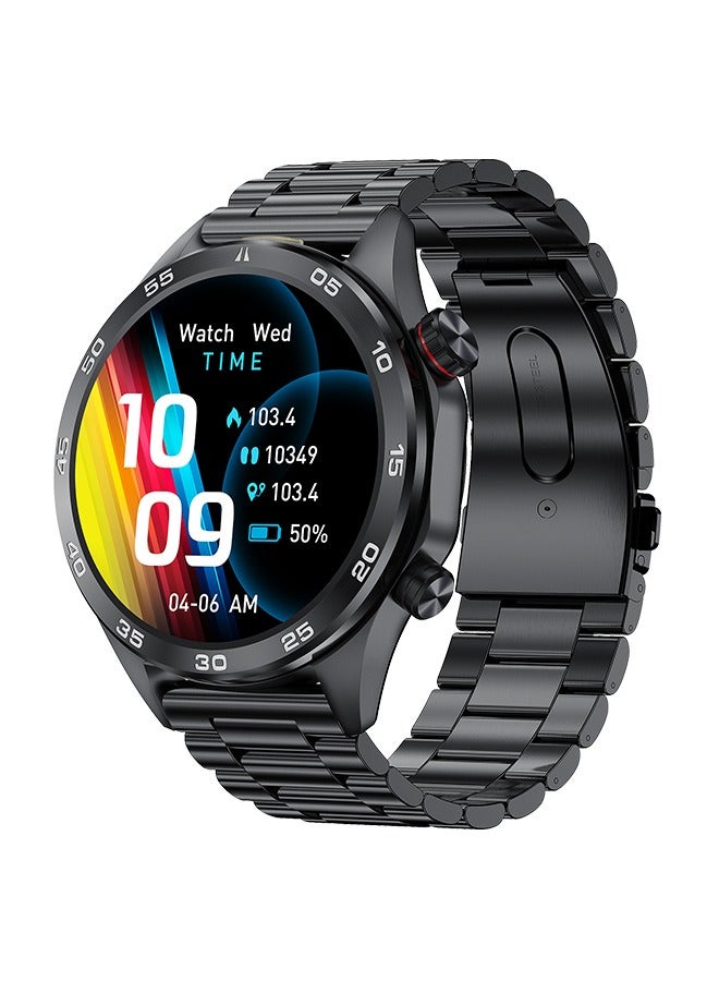 Compare Smart Watch for Men 1.52 HD Sports Fitness Tracker Mens Smartwatch with LED Flashlight, IP67 Waterproof Smartwatch with Heart Rate Sleep Monitor for iOS Android,Black at KSA Price