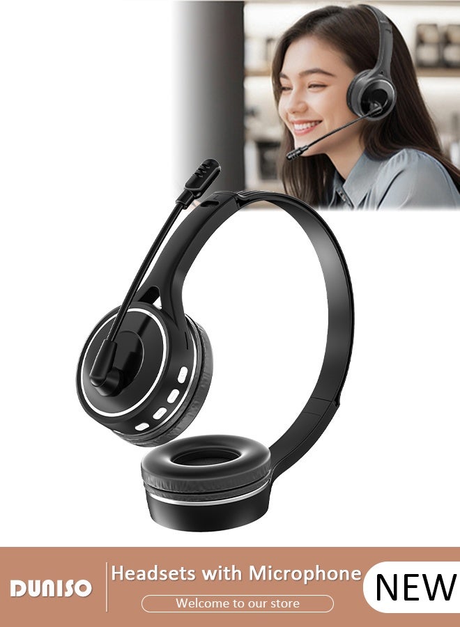 Wireless Bluetooth Headset with Microphone, Noise…
