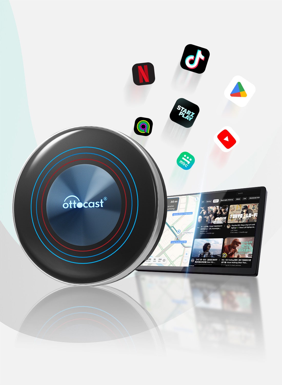 OTTOCAST I3 BMW AI Box Google Play YouTube…