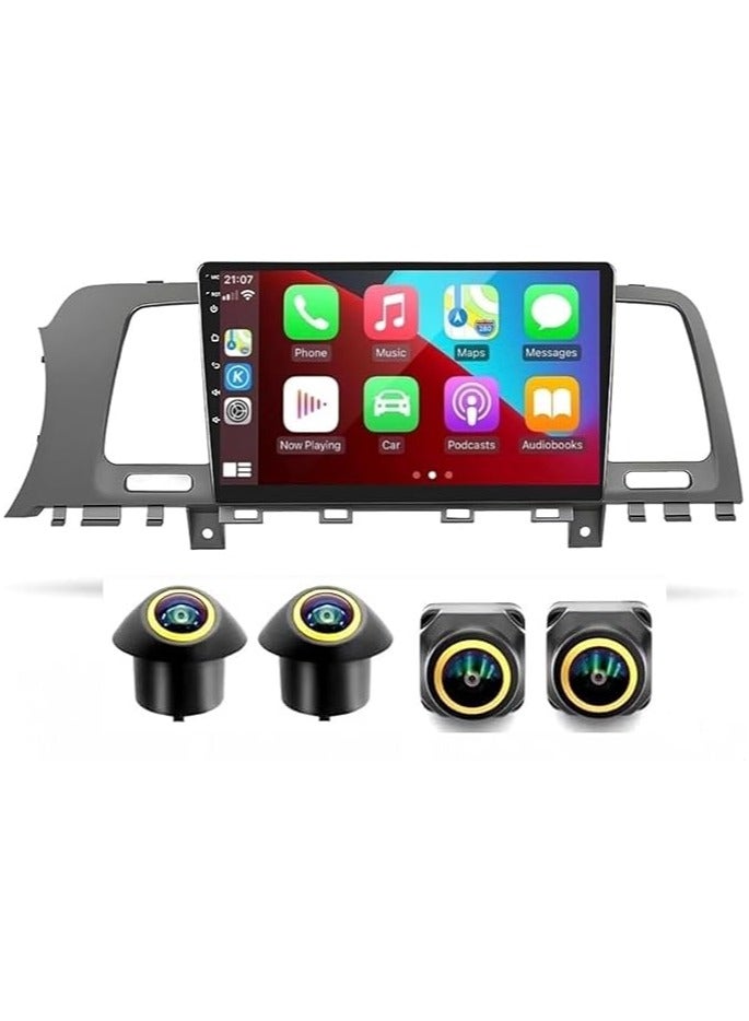 Compare Android Car Stereo for Nissan Murano Radio 20112014 4GB RAM 64GB ROM Support Carplay, MLink WiFi BT, Radio GPS, 9 Inch IPS.QLED, Fast interface, Touch Screen with 360D Camera Included at KSA Price