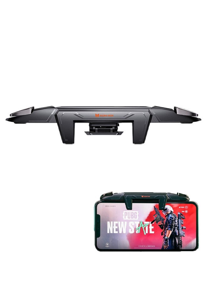 Compare Mechager Plus M3 Mobile Gaming Trigger Controller, L1R1 High Precision Mechanical Buttons, Zero Delay Touch Mapping, Ergonomic Clamp Design Gamepad for PUBG & COD at KSA Price