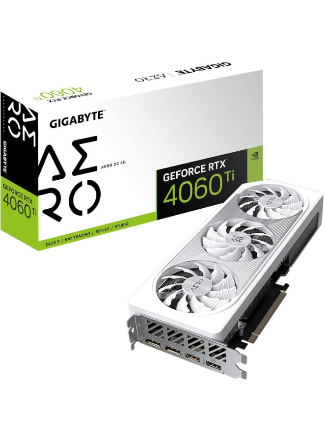 Compare GVN406TAERO OC8GD GeForce RTX 4060 Ti AERO OC 8G Graphics Card, 3X WINDFORCE Fans, 8GB 128bit GDDR6, Video Card at KSA Price