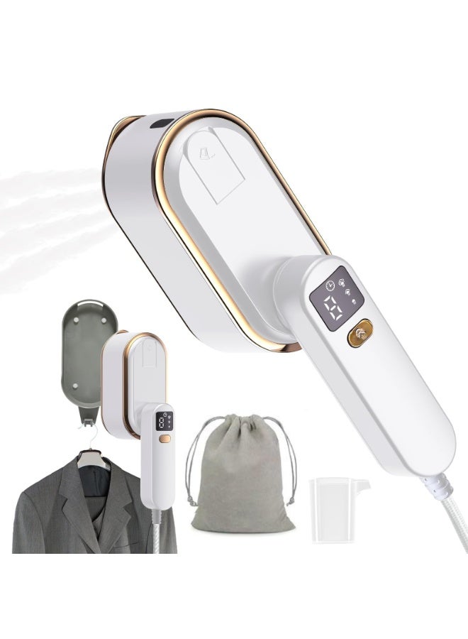 Travel Iron Clothes Steamer , 2 in 1 Portable…