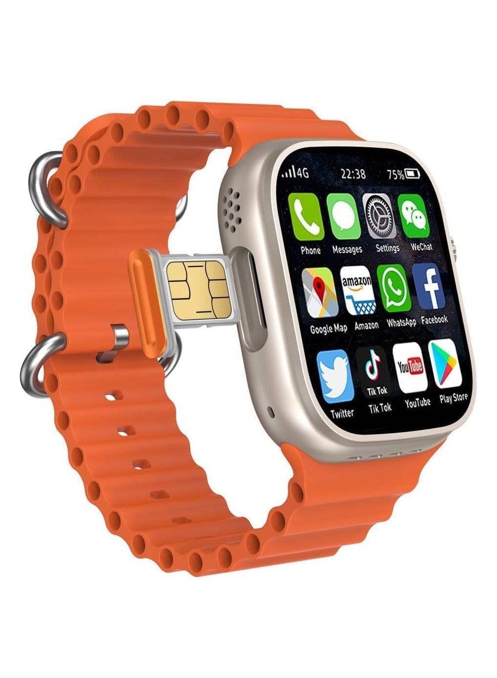Compare 4G Ultra 2.2 Inch HD Display Smart Watch with Three Set Strap For Men & Women at KSA Price