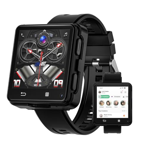 Compare LOKMAT 4G Smart Watch Phone Call 4GB64GB Android 11 CPU MTK6761 Smartwatch 264 Large Screen Gaming Watch 1200mAh TypeC Port Dual Camera WiFi Bluetooth GPS Smart Watches for Men at KSA Price