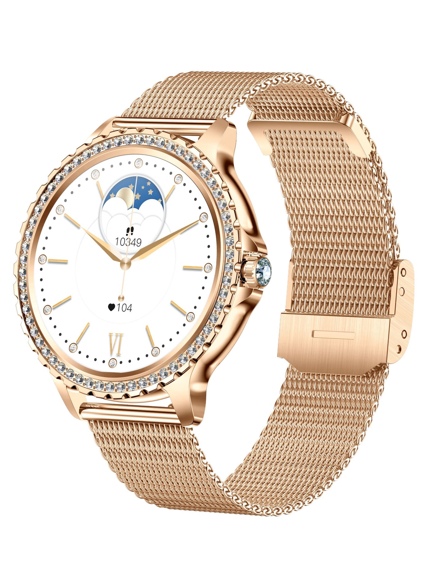 Compare Womens Smartwatch 1.3 Inch Sports SmartWatch with Bluetooth Calling Fitness Tracker Sleep Heart Rate Monitor Smart Watch for Android iOS Pedometer at KSA Price