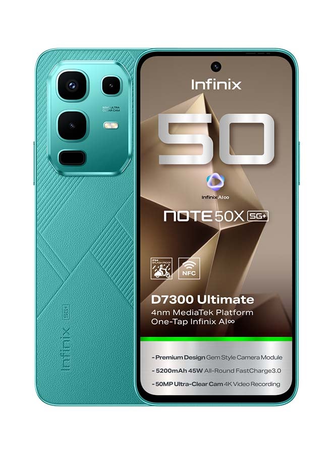Compare Note 50 X Dual SIM Sea Breeze Green 8+8GB RAM  256GB 5G  Middle East Version at KSA Price