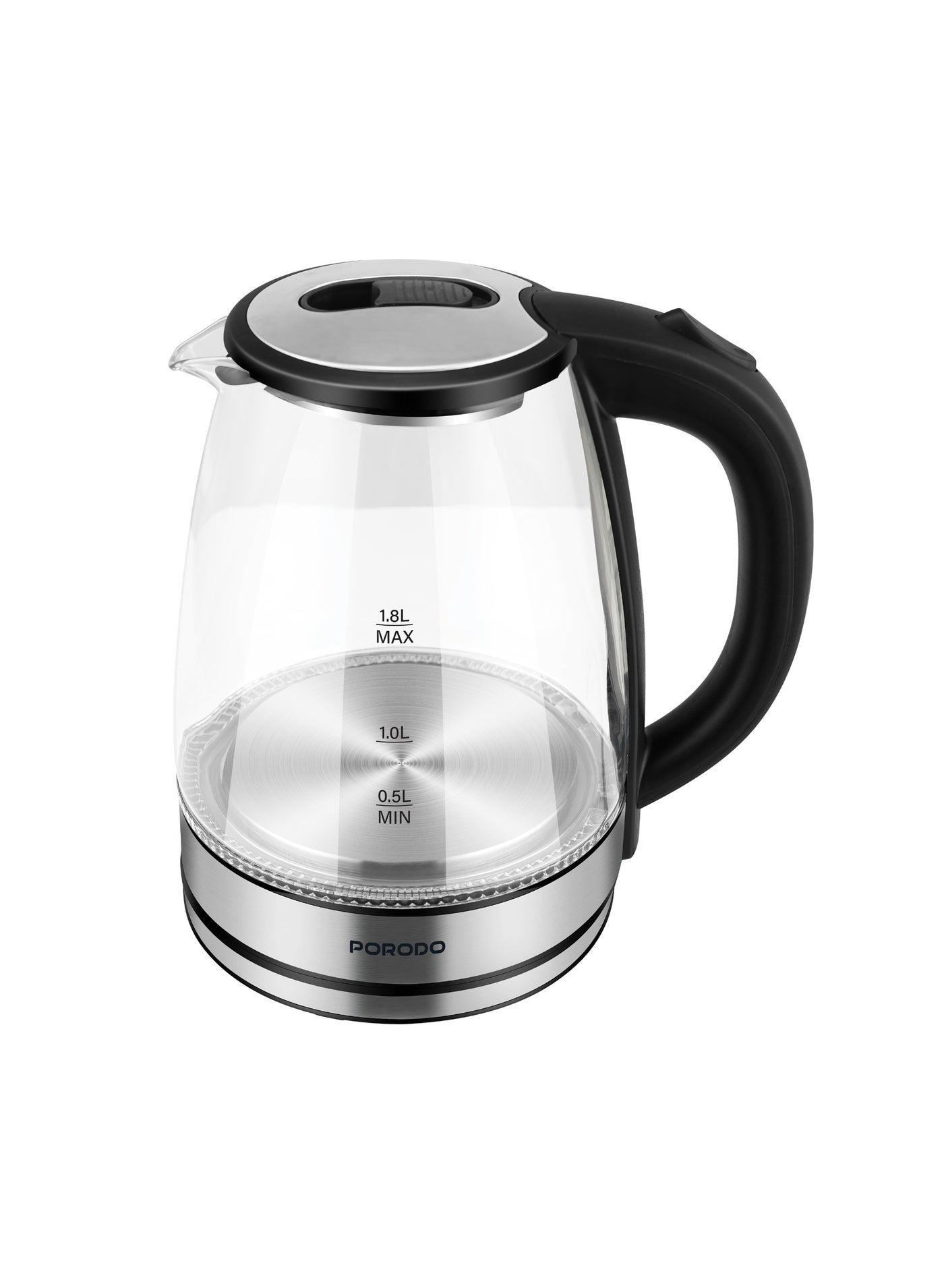 Porodo T1 Electric Glass Kettle with 360° Rotating…