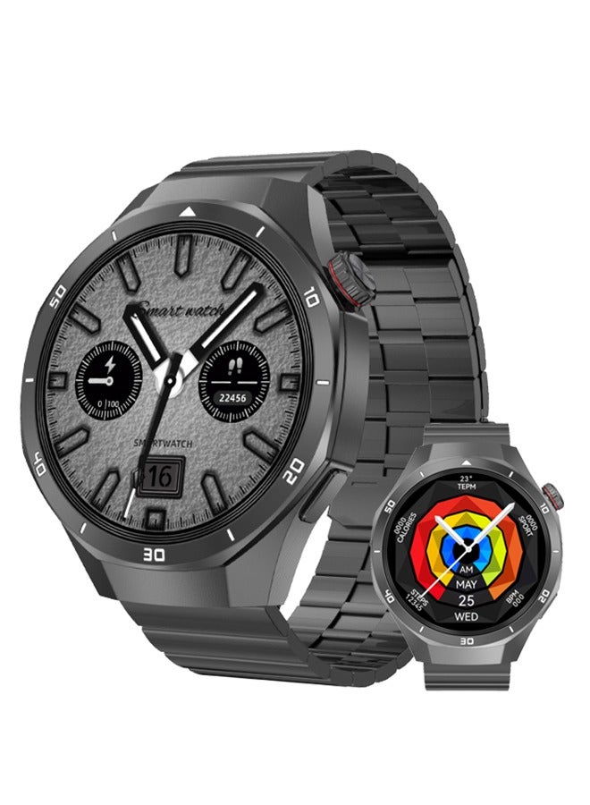 Compare Smartwatch for Men 1.463  Smart Watch 280mAh Battery 100+ Workout Modes Health Fitness Tracker Outdoor Sport Watch Compatible Android IOS at KSA Price
