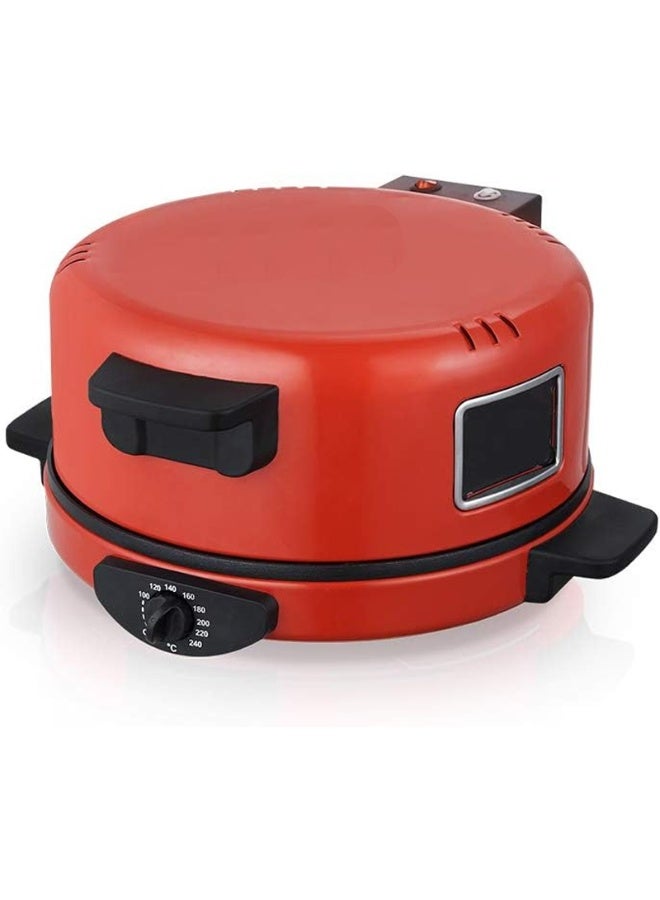 Compare RAF Electric Pizza Maker Machine 1800W Power Output, 30cm Cooking Plate, Uniform Heat Circulation, Easy Operation Controls, Suitable for Pizza, Bread, Omelette & Snacks at KSA Price
