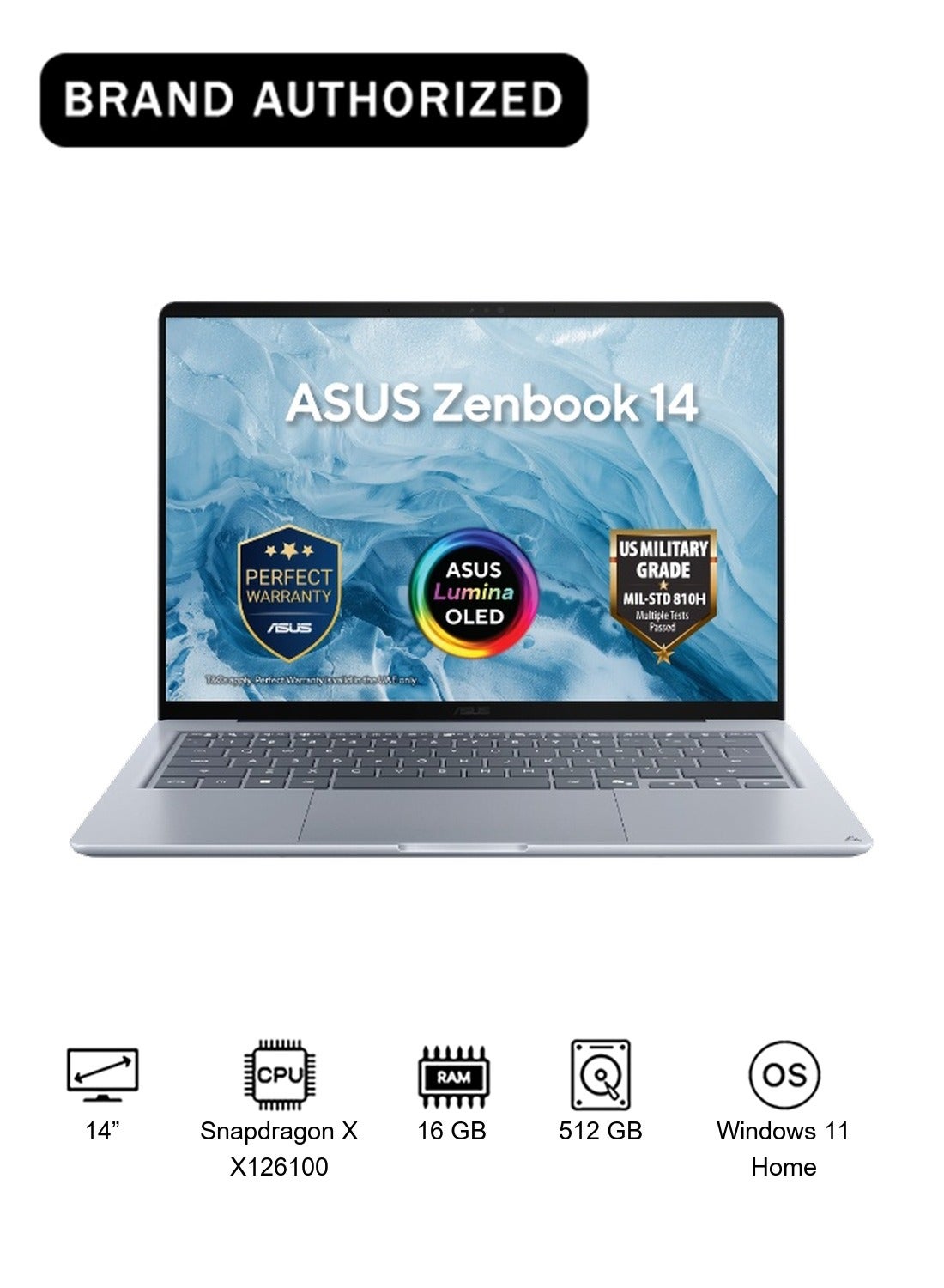 Zenbook 14 Laptop With 14-Inch Display, Snapdragon…