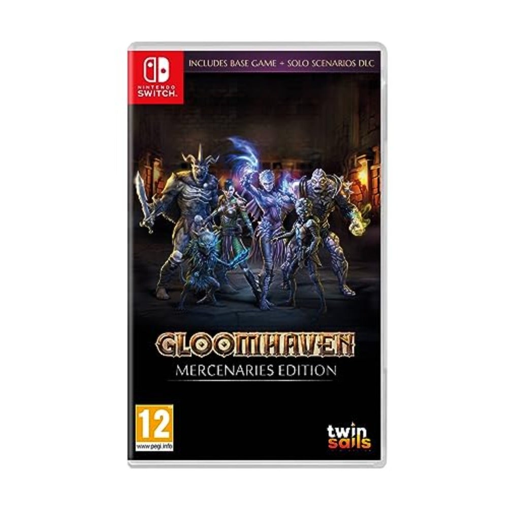 Compare Gloomhaven: Mercenaries Edition for Nintendo Switch PVC game board, black and gray color scheme, enhanced durability and portability at KSA Price