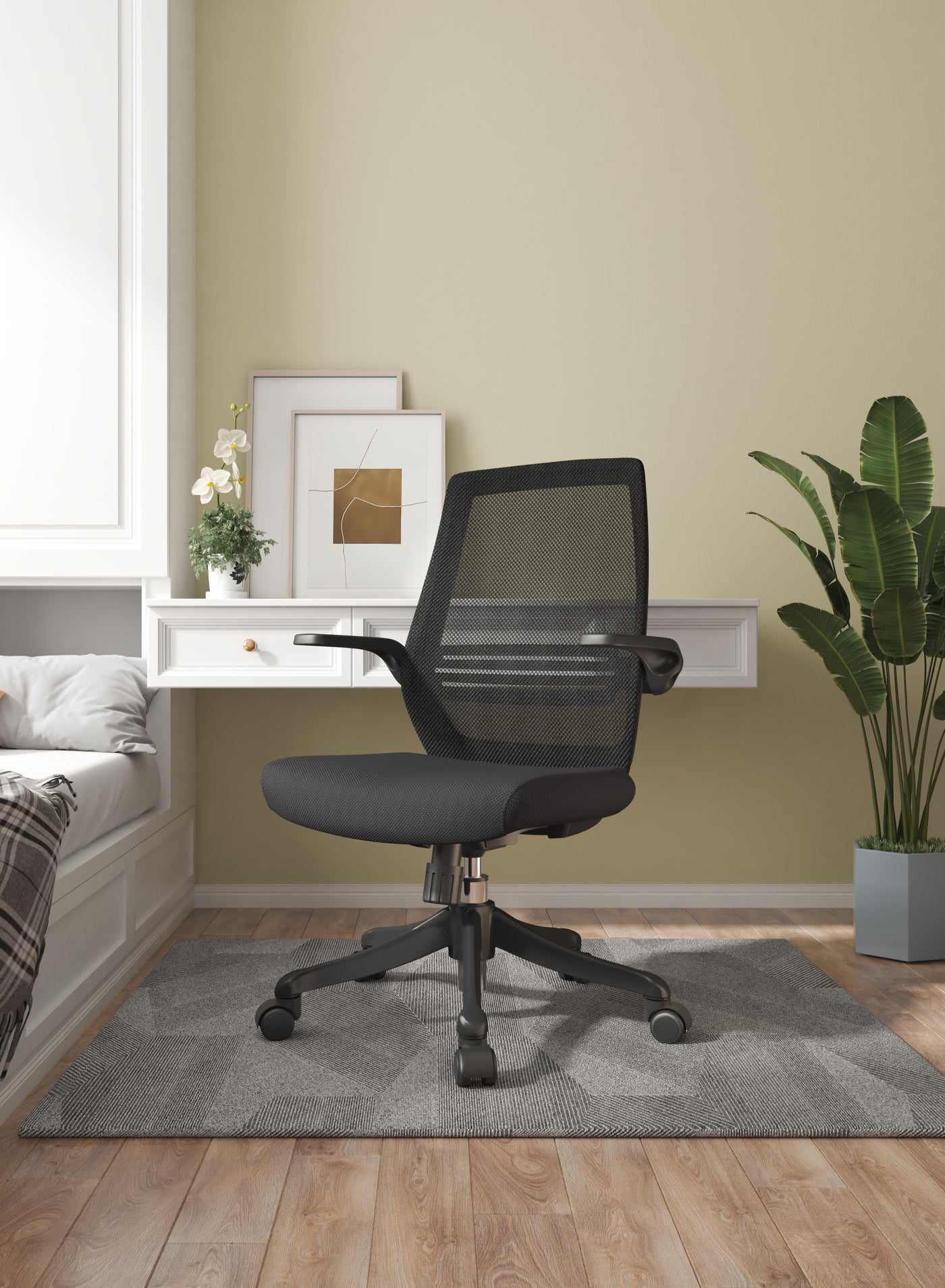 Compare Sihoo professional factory midback task chair adjustable armrest ergonomic super comfort swivel office meeting stuff chair at KSA Price