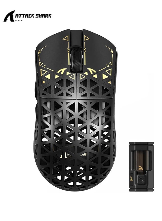 Compare R5Ultra 8K Carbon Fiber Wireless Gaming Mouse with 42,000 DPI PAW3950 MAX Sensor 42g UltraLightweight Nordic52840 WiredBT2.4GHz Wirelss Programmable Mouse for PCMac at KSA Price