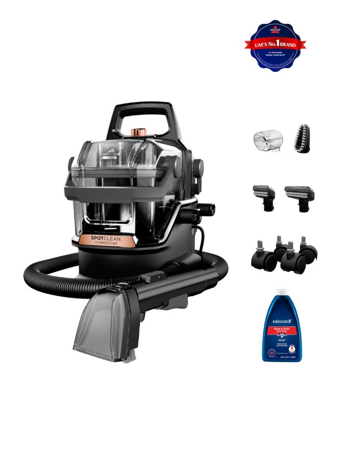 Compare Spotclean Hydrosteam 3700E Portable Deep Cleaner With Hydrosteam Technology, Powerful Stain Removal For Carpets With The Power Of Steam, Upholstery & Hard Surfaces, Compact & Lightweight Design | 2Year Warranty 1000 W 3700E Blac at KSA Price
