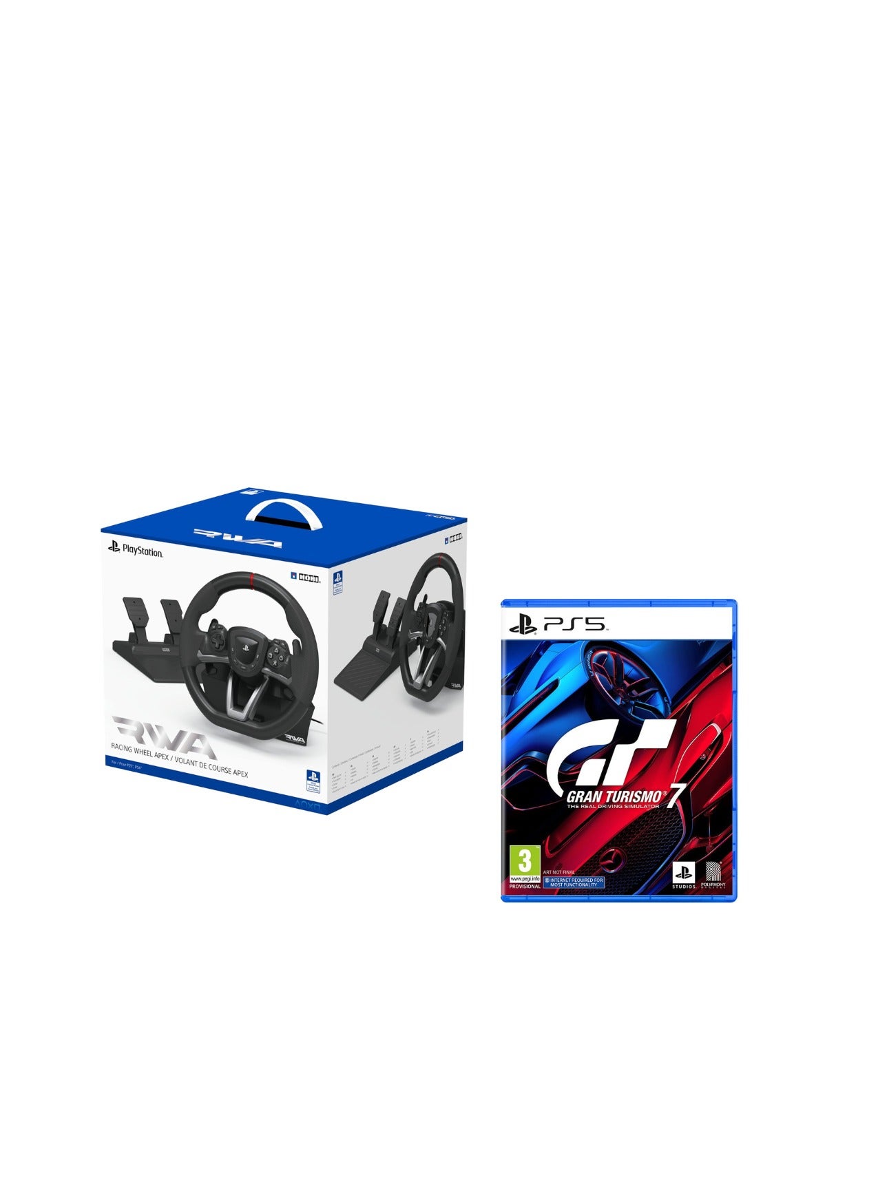 Compare Hori RacingWheel Apex For Playstation5+Gran Turismo 7 at KSA Price