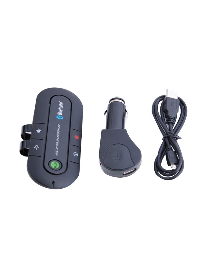 Compare Car Bluetooth Speakerphone With Charger Black at KSA Price