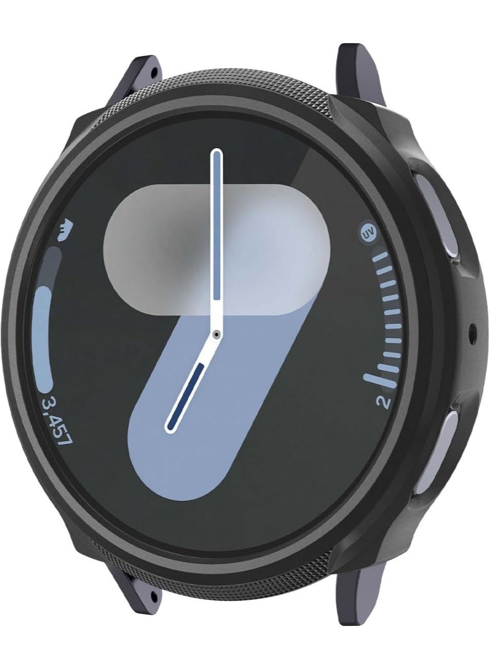 Compare Liquid Air for Samsung Samsung Galaxy Watch 7 44mm Case Cover Flexible Lightweight TPU 2024  Matte Black at KSA Price