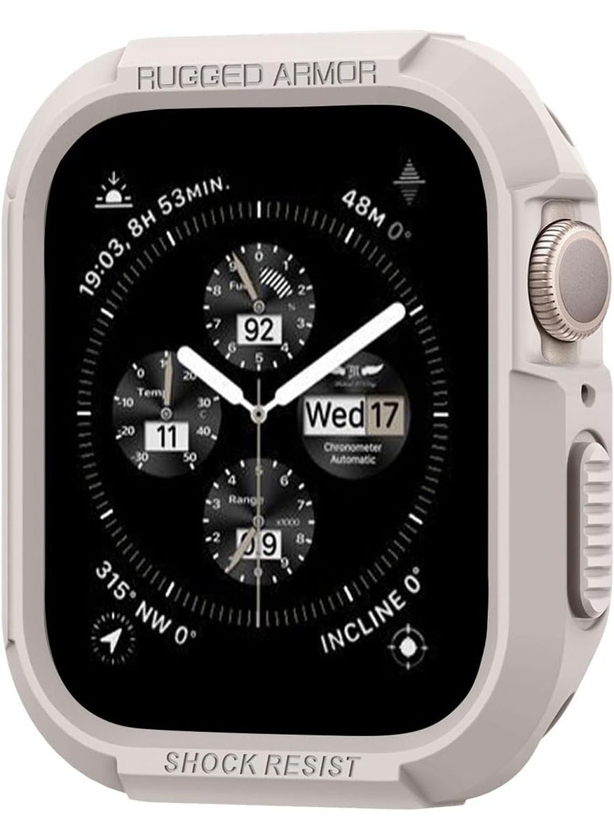 Compare Rugged Armor for Apple Watch Series 987 45mm and Series SE26SE54 44mm Case Cover  Dune Beige at KSA Price