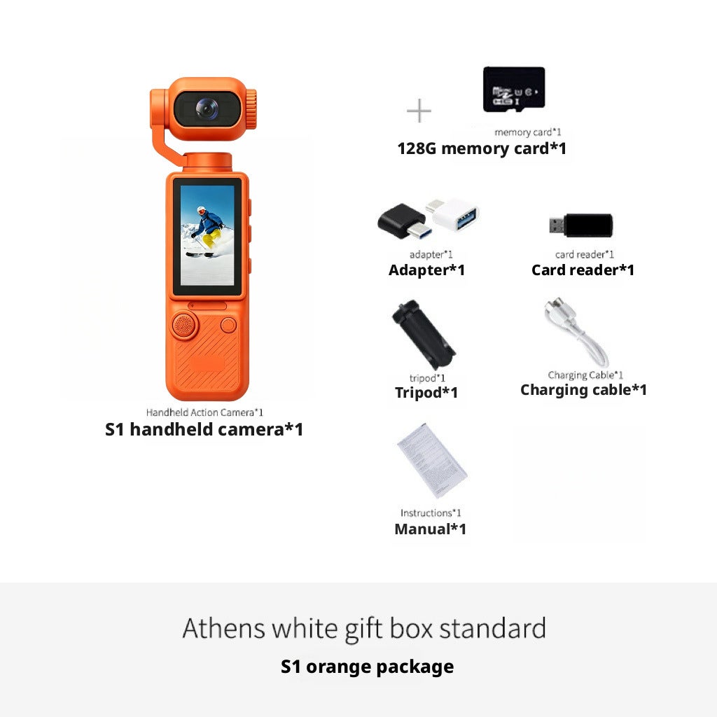Pocket Handheld 2MP Sports Action Camera with Anti-Shake…