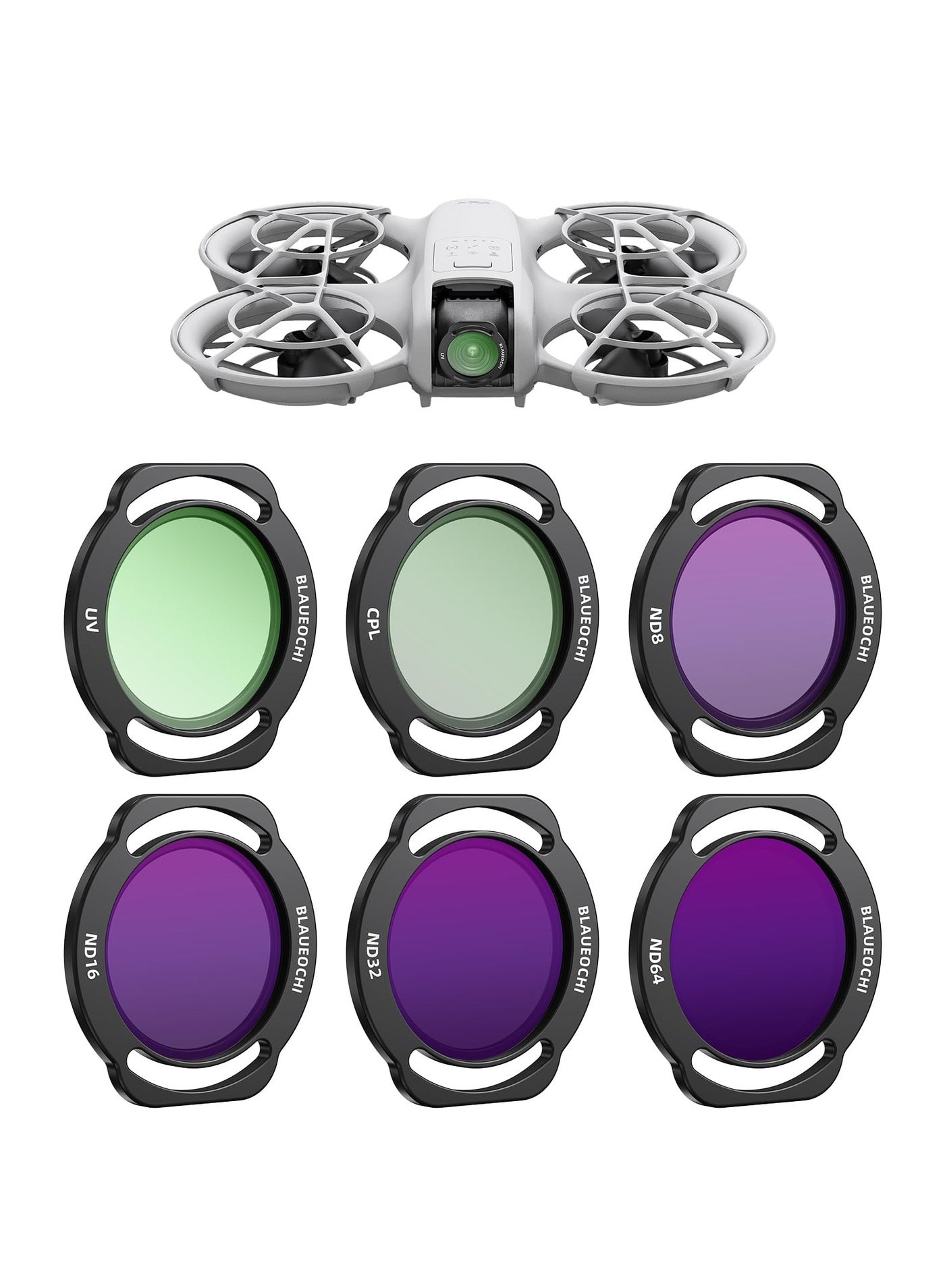 Compare CPL UV ND Filter for DJI NEO MultiCoated Filter Set for DJI NEO Drone Accessories  6Pack FilterUVCPLND8ND16ND32ND64 at KSA Price