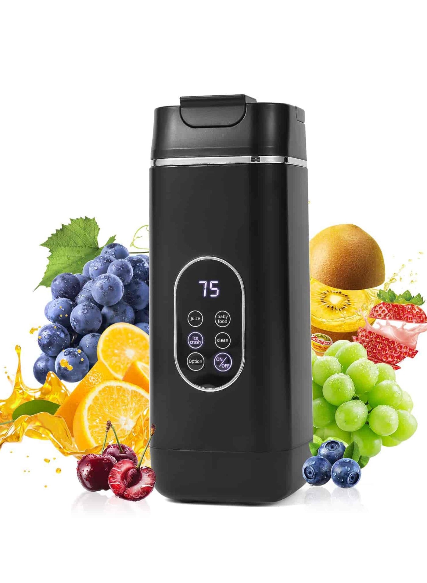 Compare Portable Blender, Cordless Personal Blender for Shakes & Smoothies, 420ml, USB Rechargeable, 4 Modes, AutoClean, Ideal for Gym & Travel at KSA Price