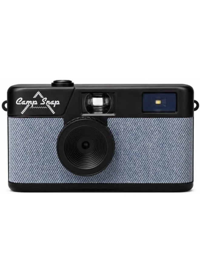 Camp Snap V105 Digital Camera, 8MP, Screen-Free, Denim