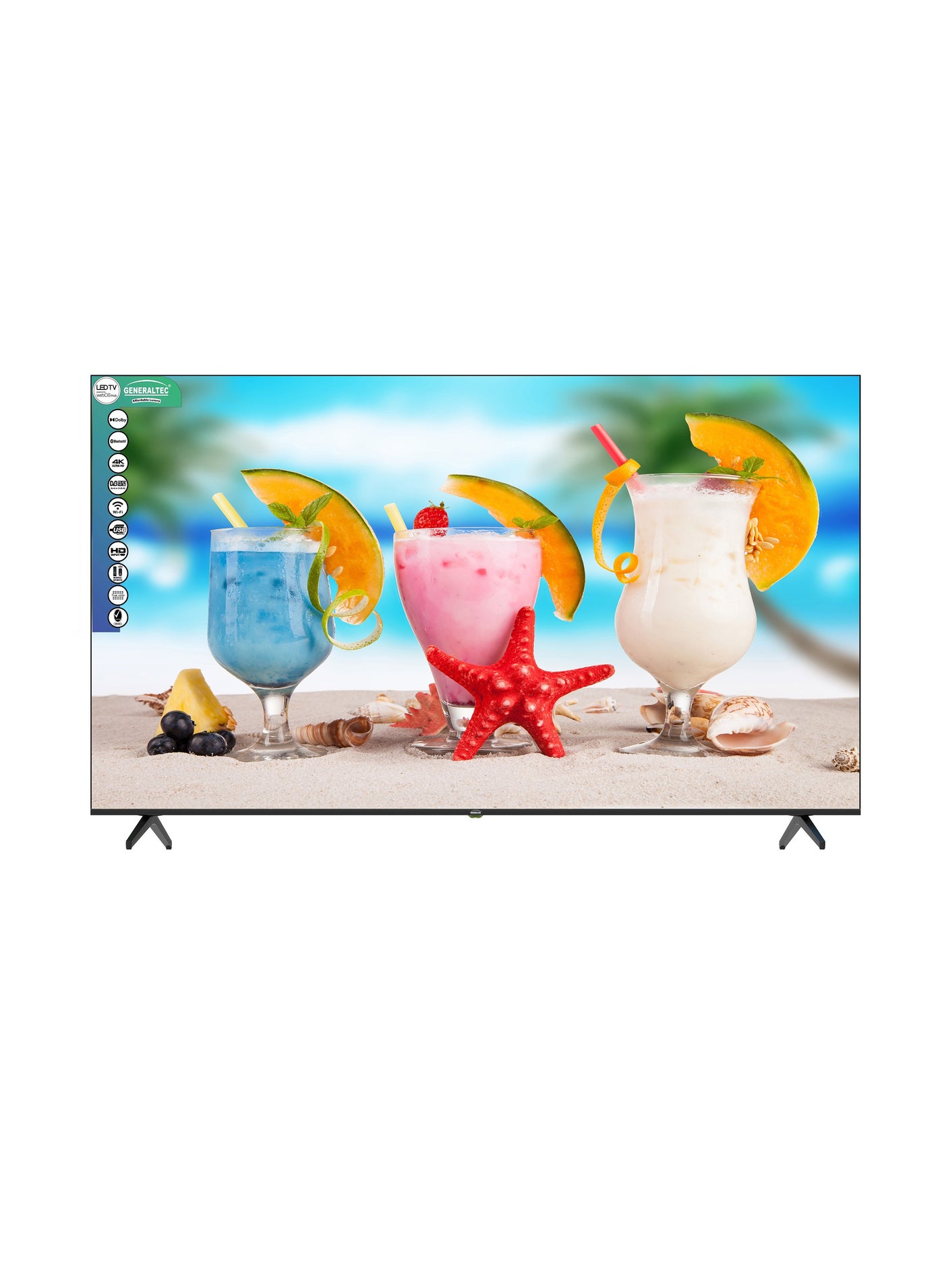Generaltec 85 Inch Smart 4K Ultra HD LED…