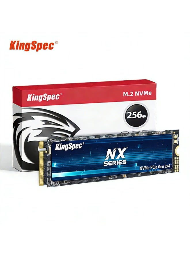 Compare KingSpec NX 256GB M.2 NVMe SSD 2280 | Up to 3200MBs Read Speed | Graphene Heat Dissipation | PCIe Gen3×4 TLC Internal Drive for Laptop & Desktop at KSA Price