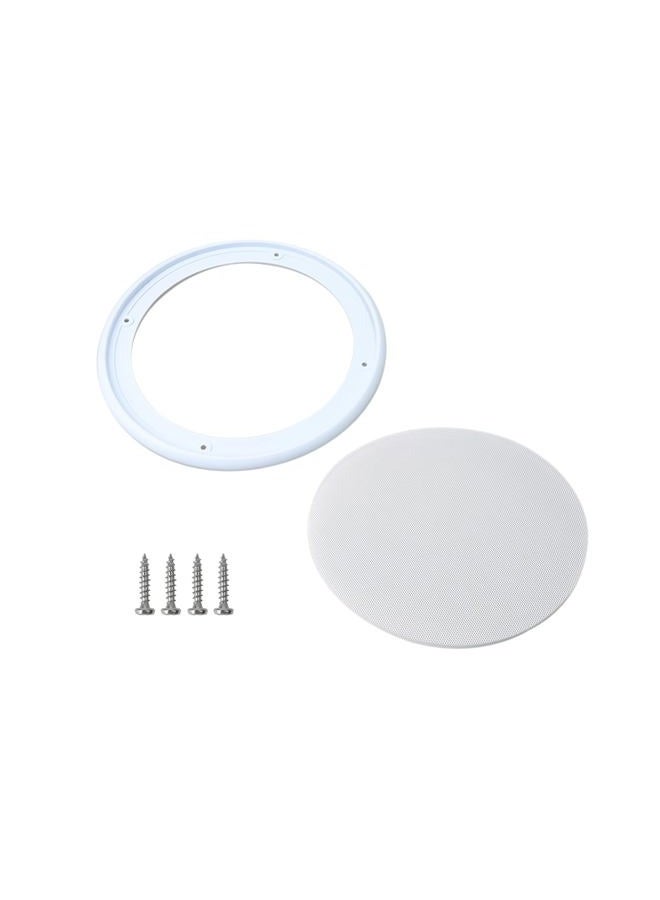 Compare 8 Inch White Car Speaker Grille Mesh Cover Circle Guard Speaker Preserve Net Cover DIY Speaker Accessory Part at KSA Price