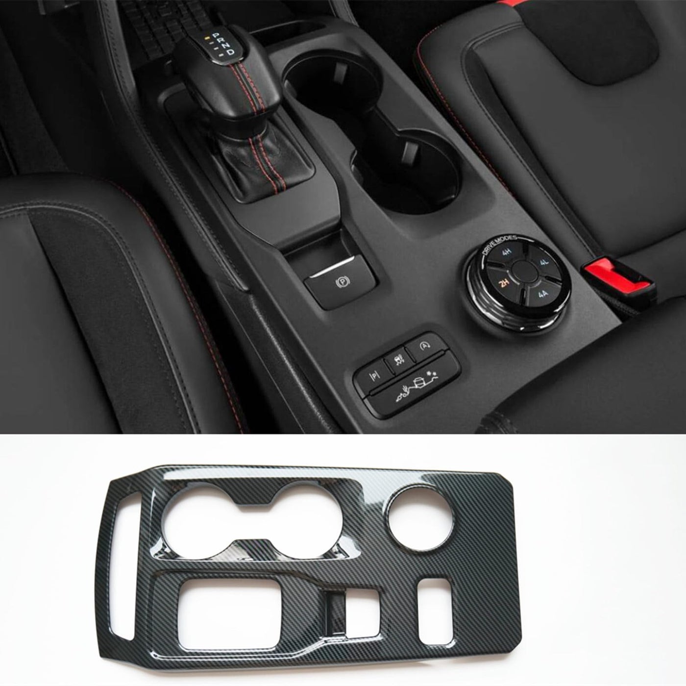 ZiWen Interior Trims Sport Gear Panel Center Console…