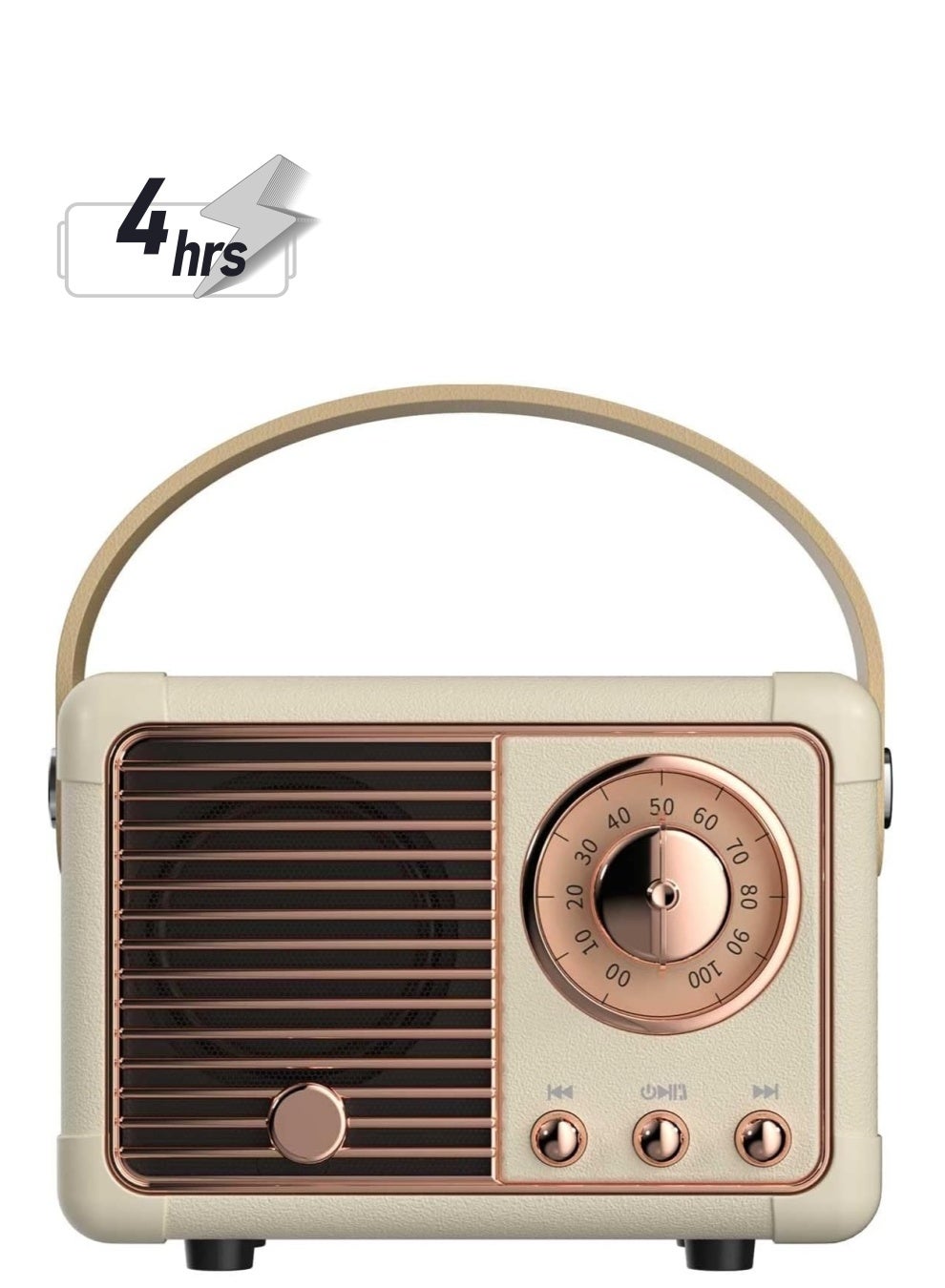 Retro Bluetooth Speaker Vintage Decor Mini Wireless…