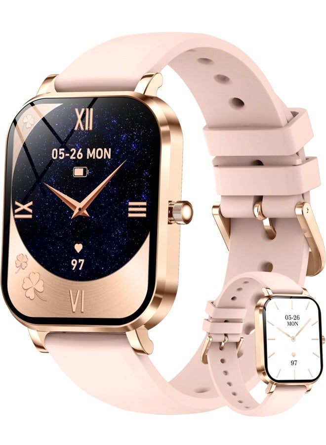 Compare Smart Watch for Women Android & iPhone, IP68 Waterproof Activity Fitness Tracker with Bluetooth Call, 1.75 Smartwatch with Sleep Monitor, 100+ Sports Mode,Pink at KSA Price