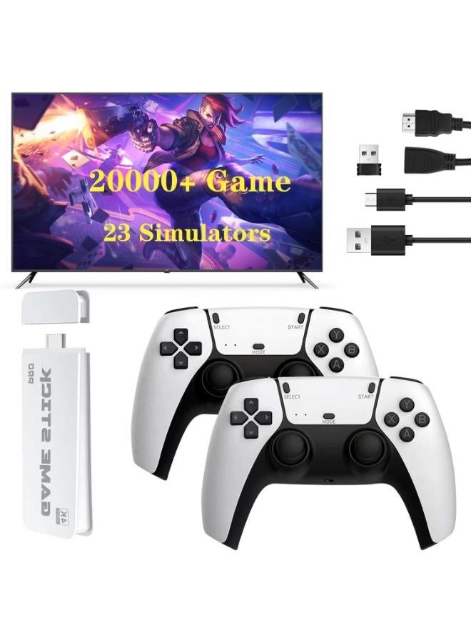 Compare 2.4G Wireless TV Game Stick Retro M15 for Family Portable Arcade Video Game Console Android 7.1 4K HD Video Game at KSA Price