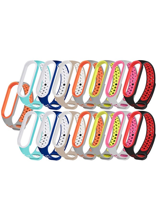 Compare 15 Pieces of AirHole Sport Strap Band for Xiaomi Mi Band 6 Mi Band 5 Band  Durable TPU Silicone Replacement Wristband AntiOff Waterproof Bracelet Strap at KSA Price