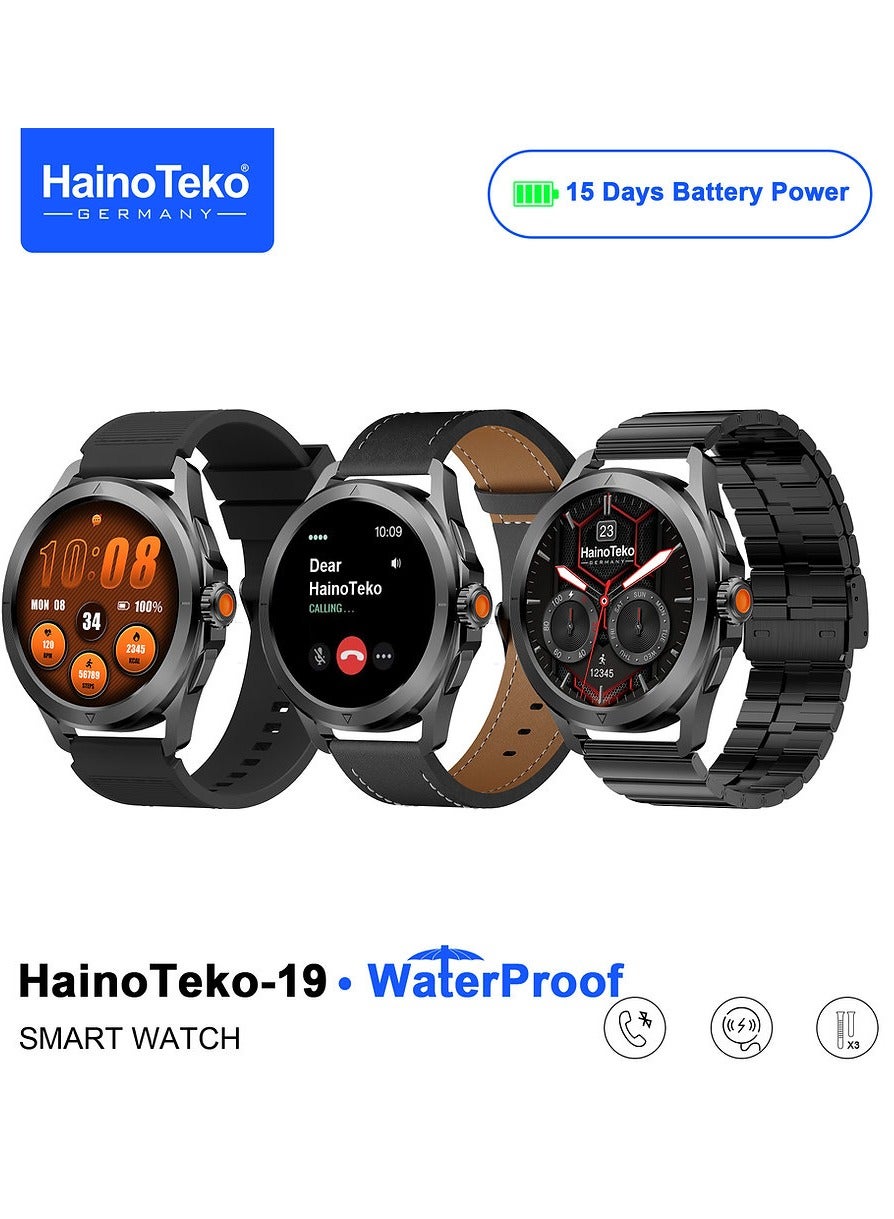 HainoTeko-19 Waterproof Smart Watch Large Screen AMOLED…