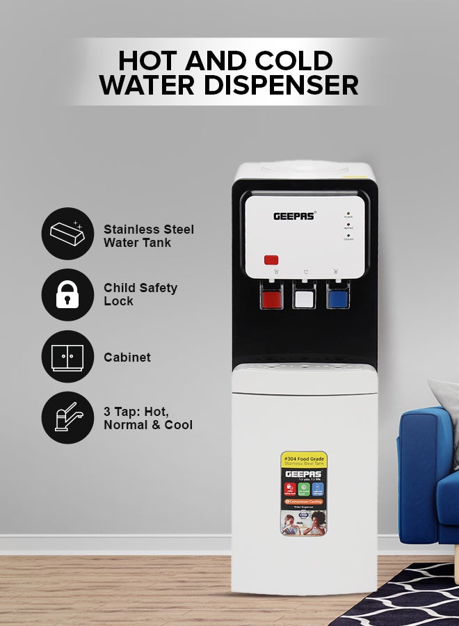 Hot and Cold Top Loded Water Dispenser| Stainless…
