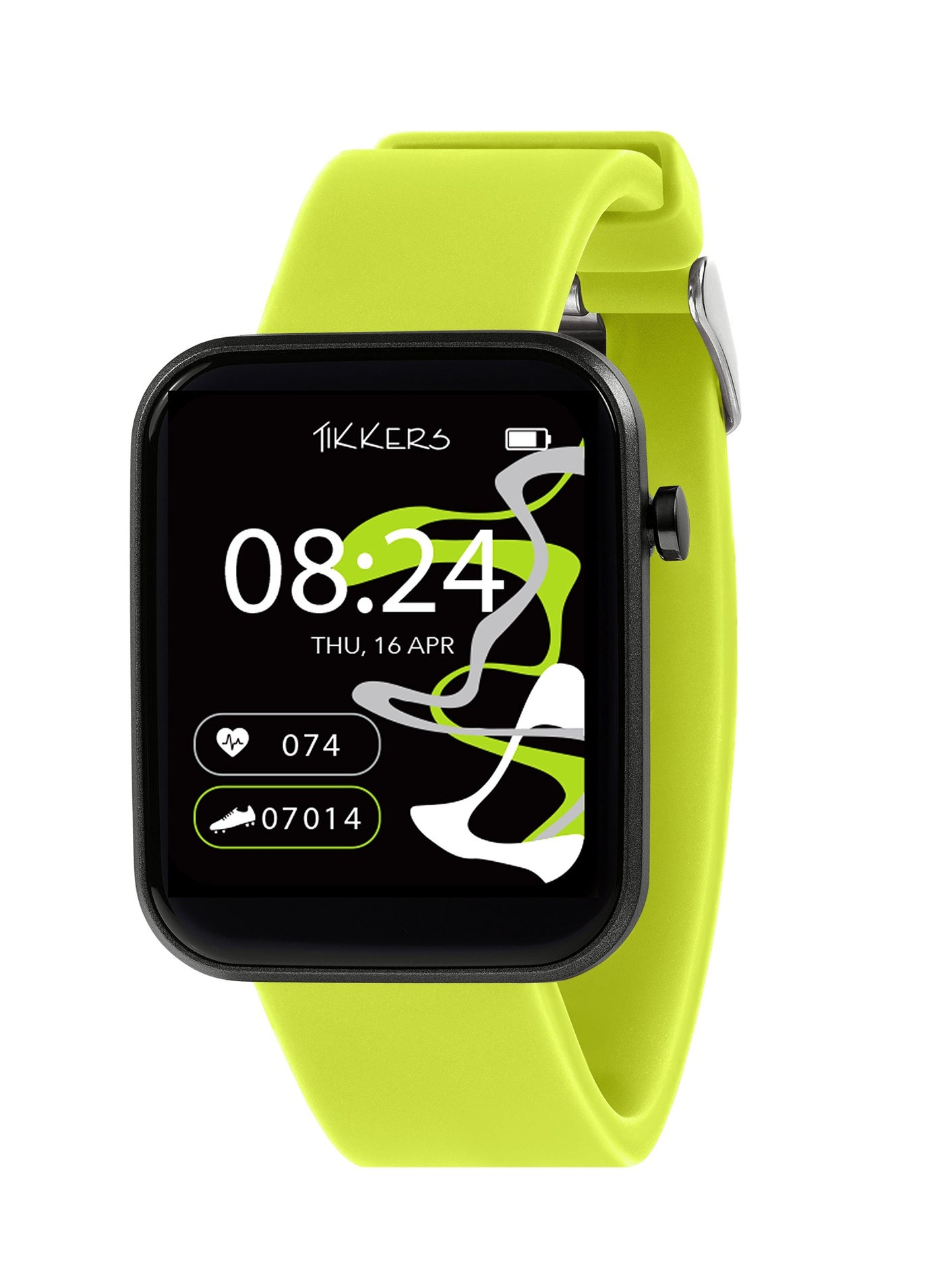 Compare Tikkers Smart Series 13 Green Silicone Strap Smart Watch at KSA Price