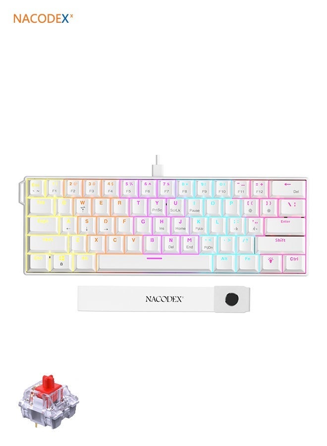 NK61 Red Switches, Mechanical Gaming Keyboard,…