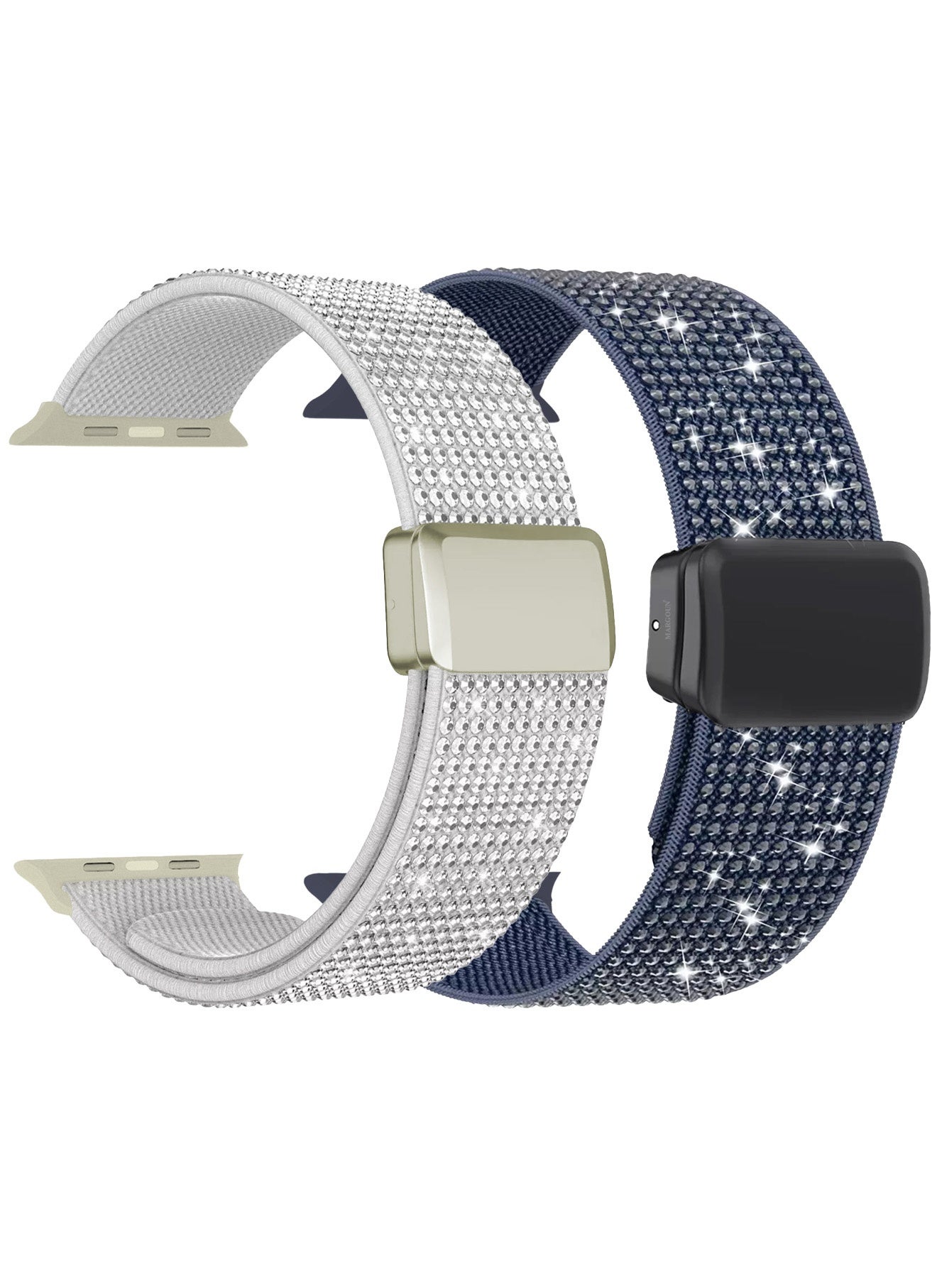 2Packs 38mm/40mm/41mm/42mm(Series 10) Strap Band…
