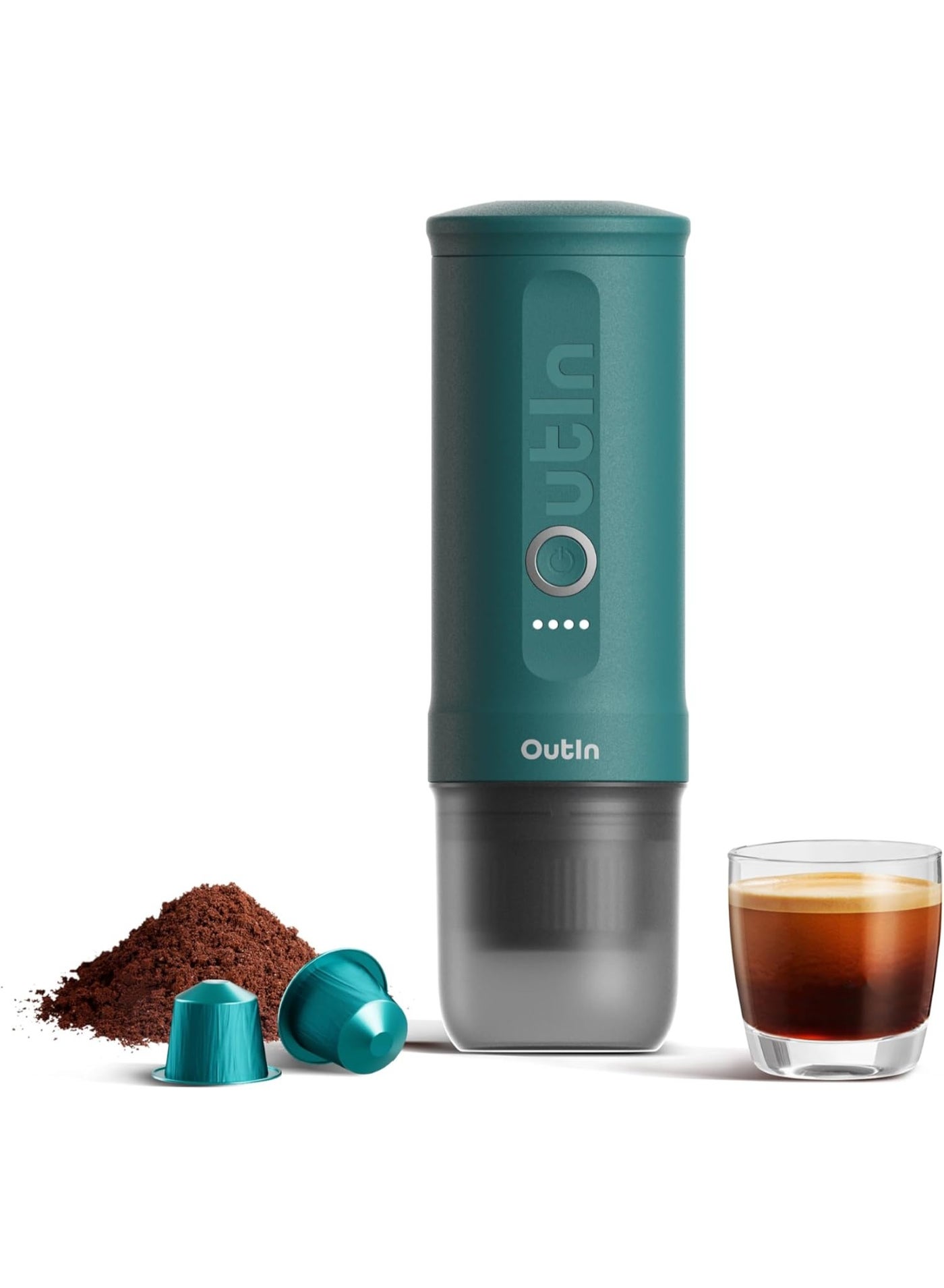 Compare Outin Nano Portable Espresso Machine Teal at KSA Price