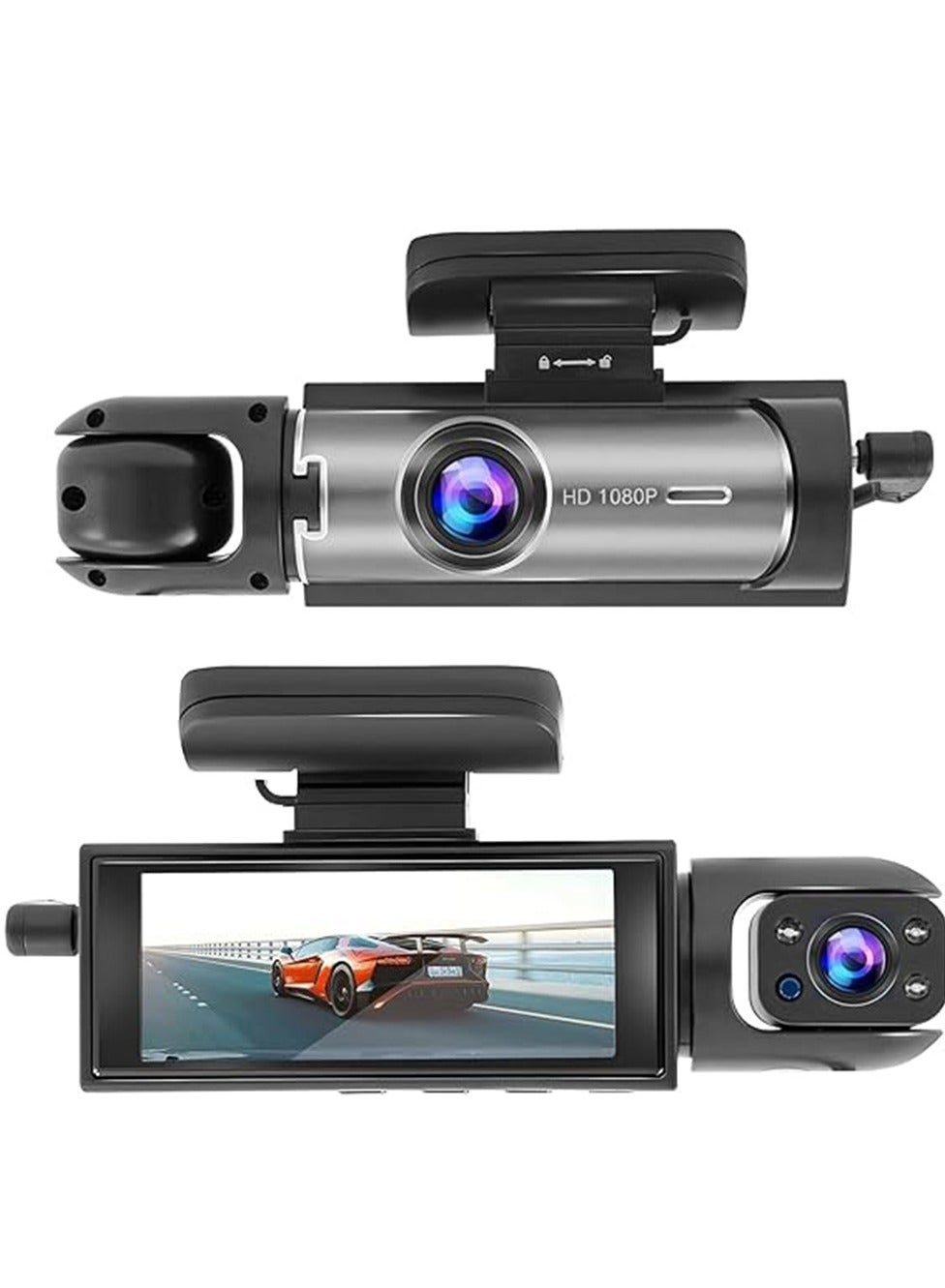 Dash Cam Front and Inside 1080P Full HD – Dual Lens…